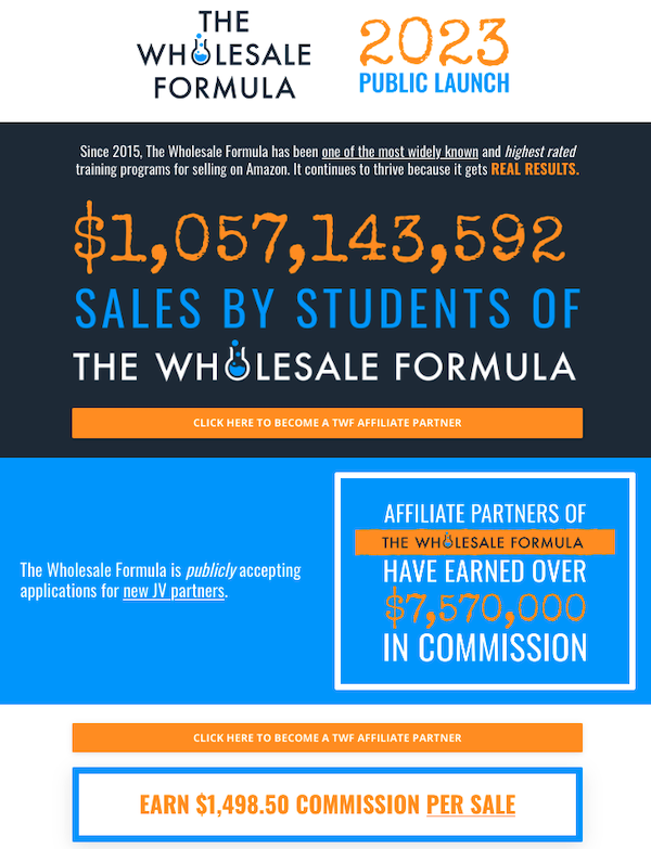 Dylan Frost + Dan Meadors – The Wholesale Formula 2023 Featuring Jason Fladlien + Wil Mattos Of Rapid Crush Launch Affiliate Program JV Invite Page