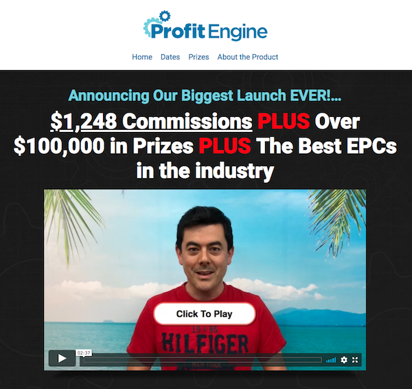 Mark Ling, Gerry Cramer + Rob Jones - Profit Engine Launch Affiliate Program JV Invite Video Mark Ling, Gerry Cramer + Rob Jones - Profit Engine Launch High Ticket ClickBank Affiliate Program JV Invite Video - Pre-Launch Begins: Tuesday, June 5th 2018 - Launch Day: Tuesday, June 12th 2018