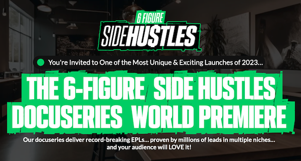 Michael Hearne Dr Patrick Gentempo + Jeff Hays - 6 Figure Side Hustles Launch Affiliate Program JV Request Page - Pre-Launch Begins: Monday, May 8th 2023 - Launch Day: Tuesday, May 23rd 2023 - Sunday, June 11th 2023