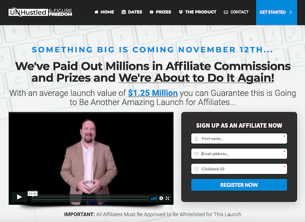 Sean Donahoe - UnHustled 6-Figure Freedom Launch Affiliate Program JV Invite Sean Donahoe - UnHustled 6-Figure Freedom Launch Affiliate Program JV Invite Video